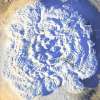 Satelitski snimak eksplozije podvodnog vulkana u Pacifiku!